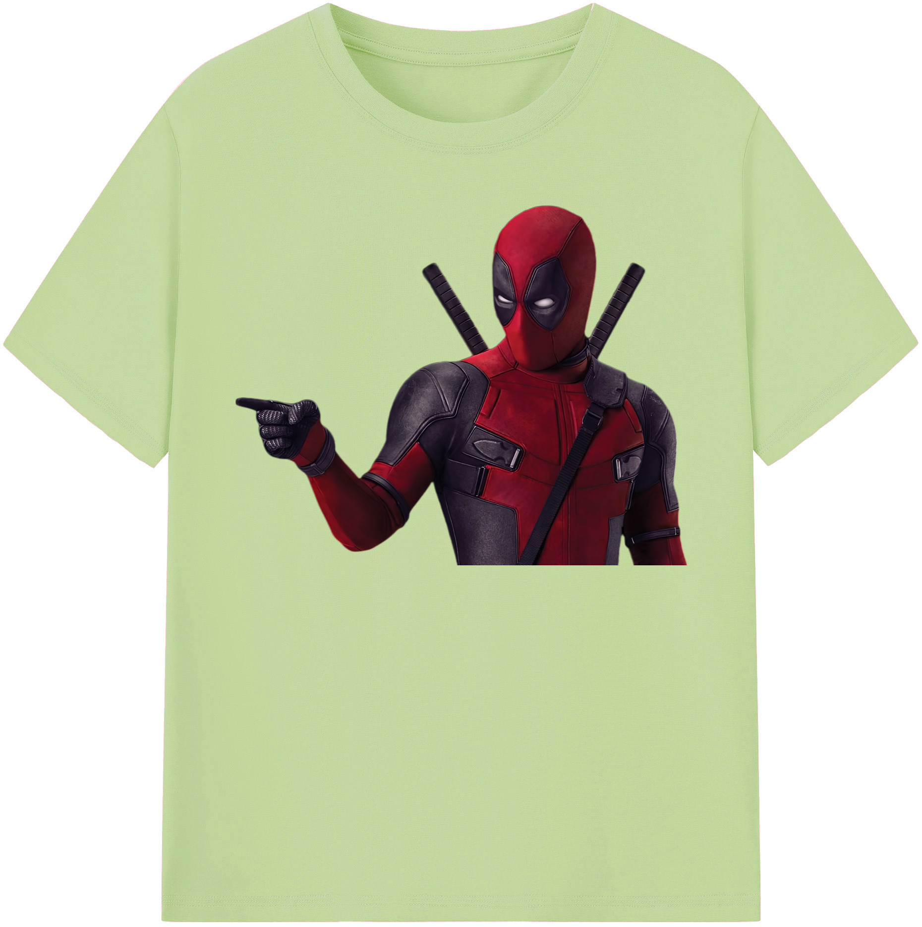（画像用） Deadpool デッドプール 綿100％半袖Tシャツ（フロントプリント）